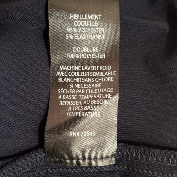 Jessica Howard Ladies Beautiful Blue Ruched Waist Fit & Flare Dress - Size 14W - Picture 12 of 16